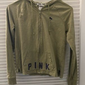 Xs Victoria secret pink zip up hoodie